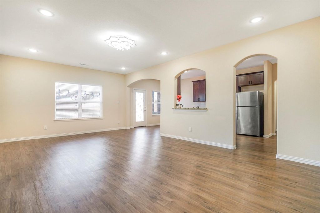 Spacious family home with kitchen and living area