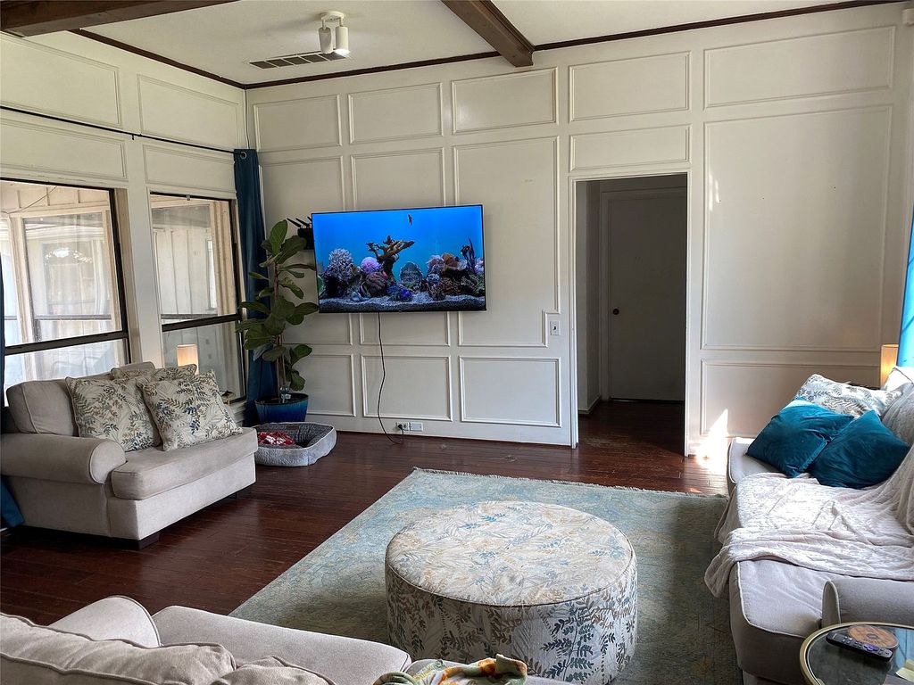 Spacious family home with kitchen and living area