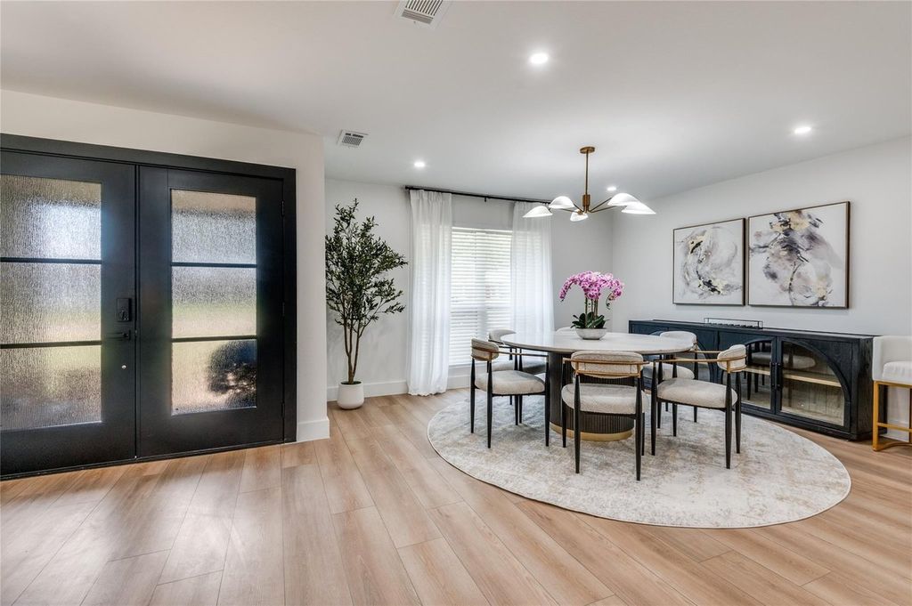 Spacious family home with kitchen and living area