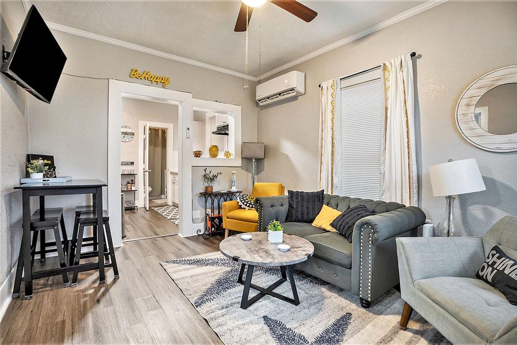 Spacious family home with kitchen and living area
