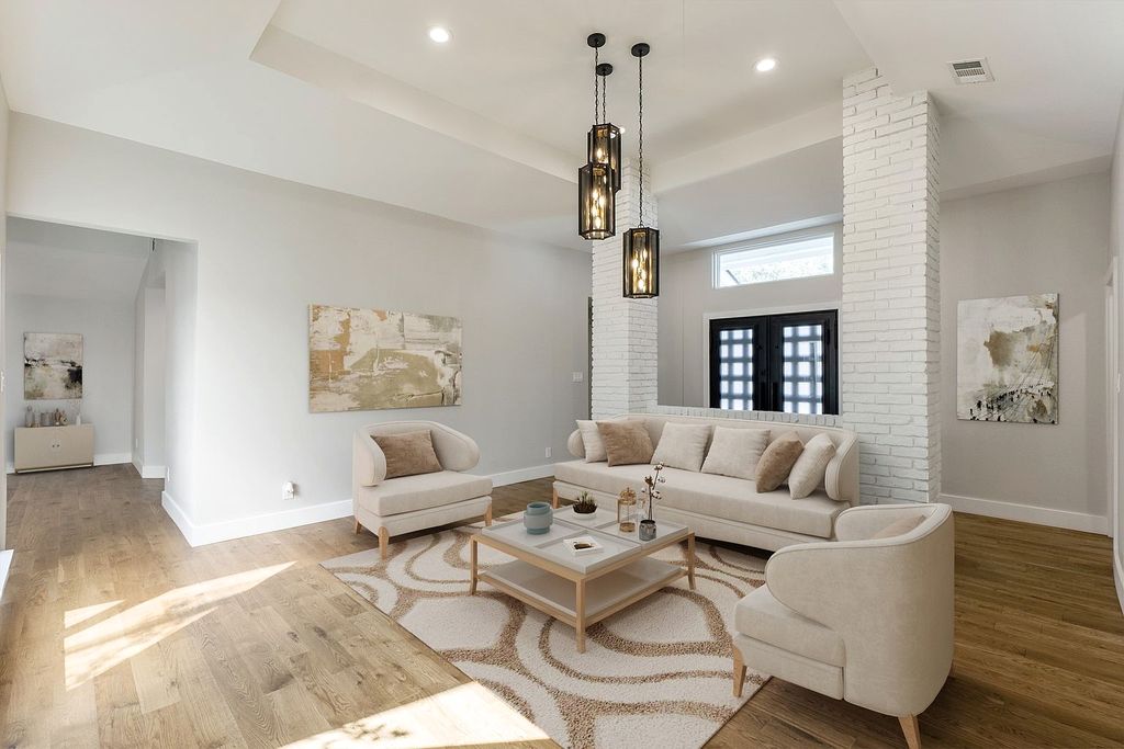 Spacious family home with kitchen and living area