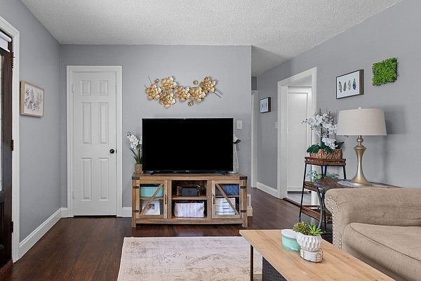 Home with bright interiors and well-maintained exterior
