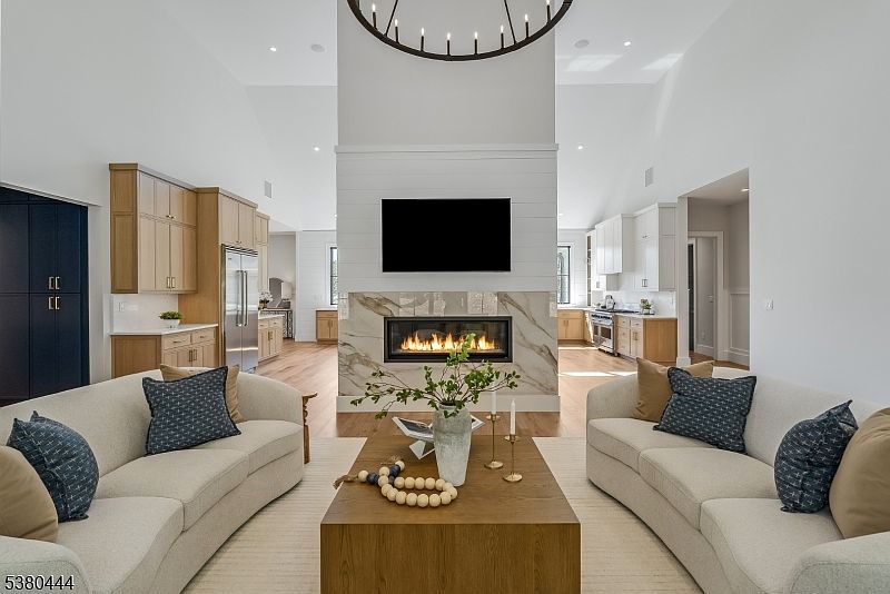 Spacious family home with kitchen and living area