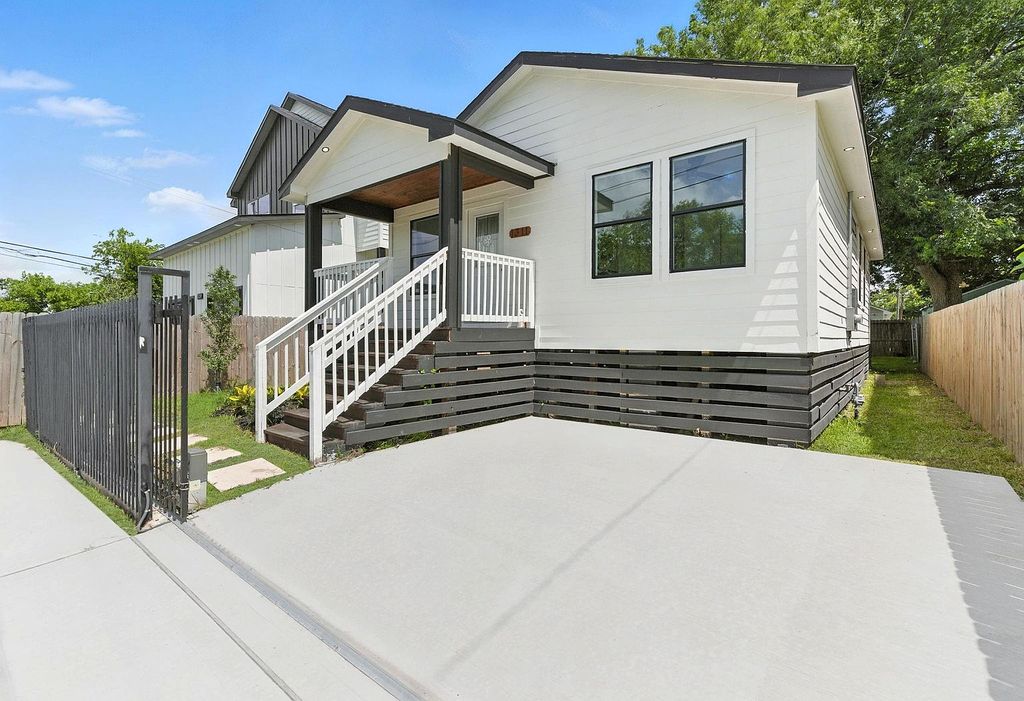Spacious family home with kitchen and living area