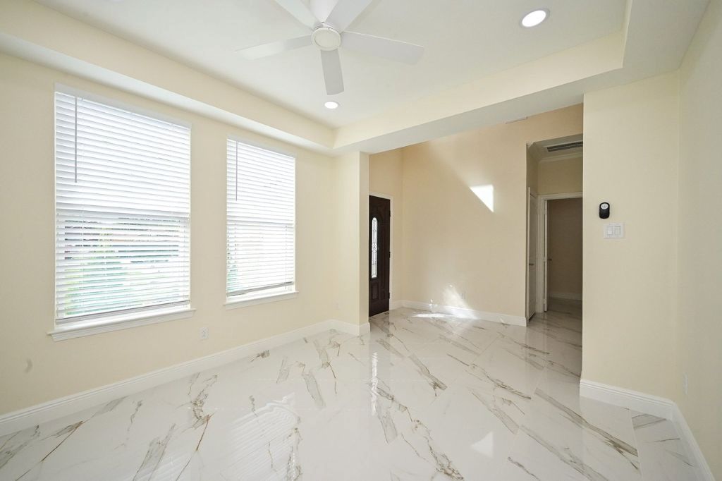 Spacious family home with kitchen and living area