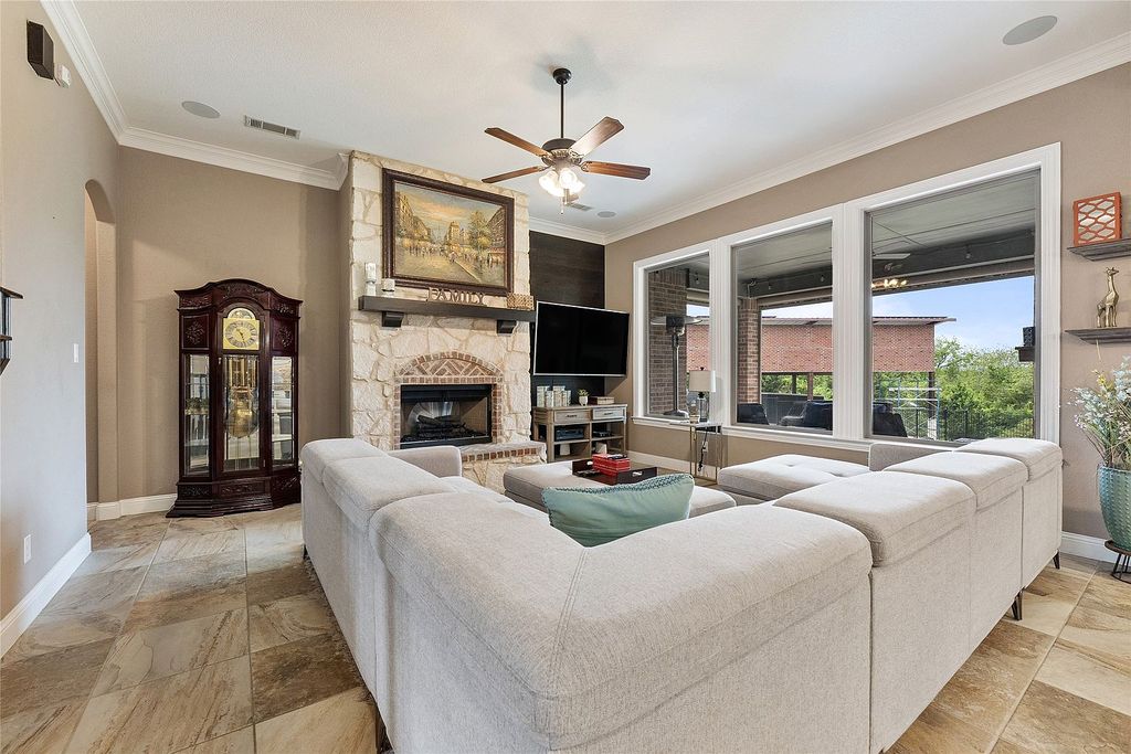 Spacious family home with kitchen and living area