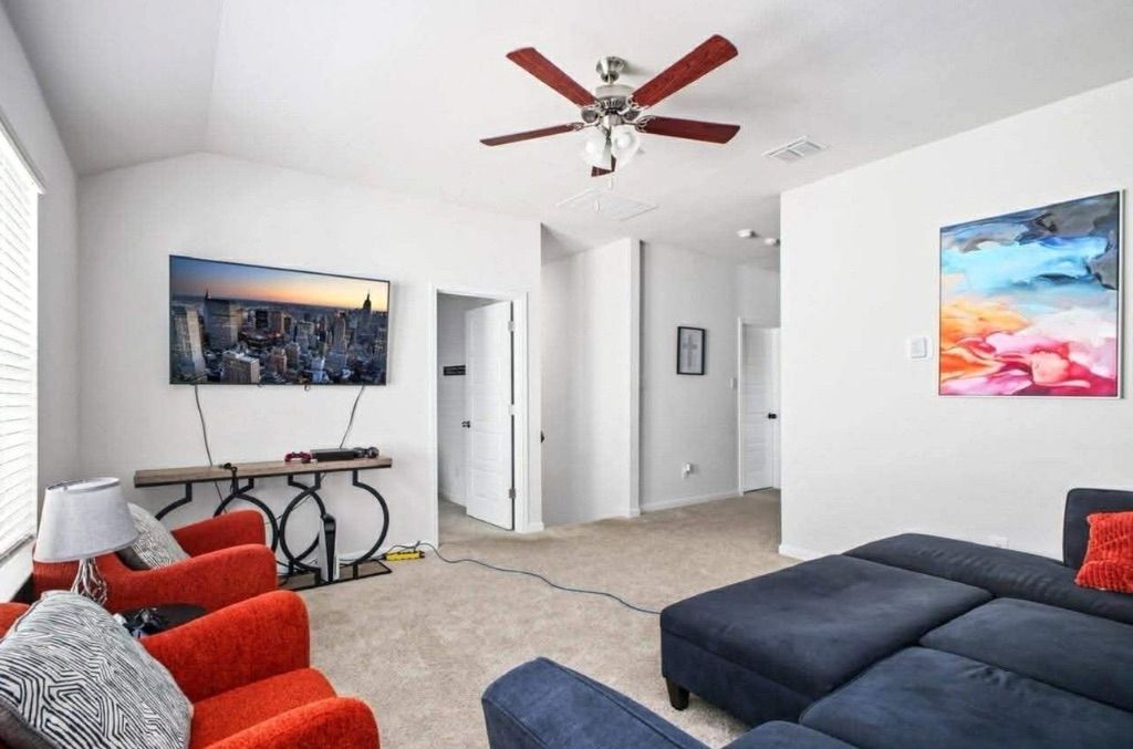 Home with bright interiors and well-maintained exterior