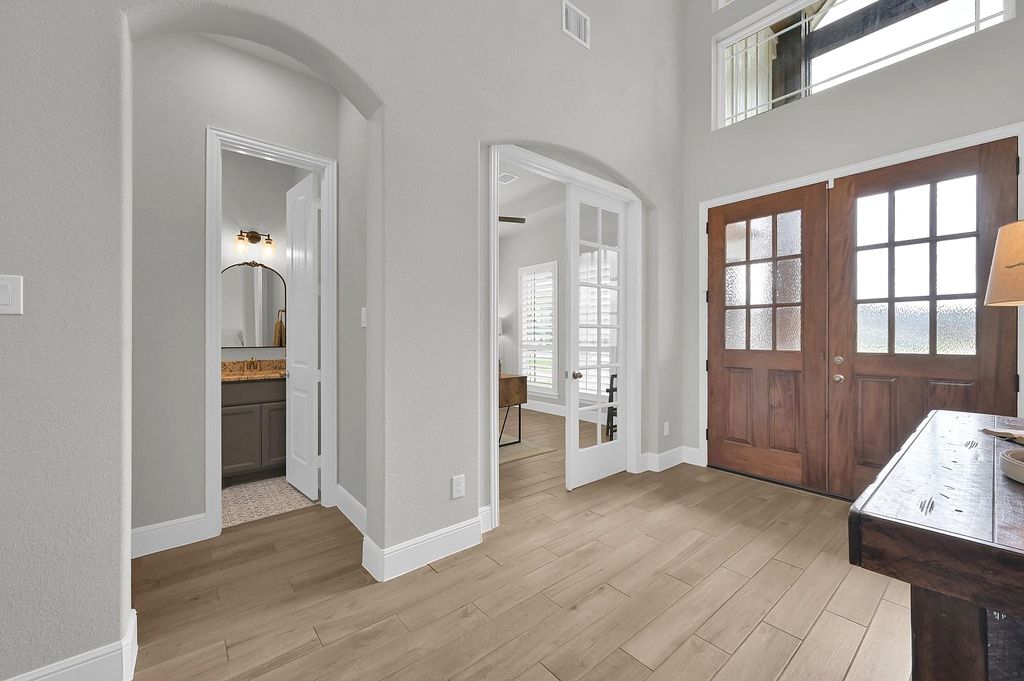 Home with bright interiors and well-maintained exterior