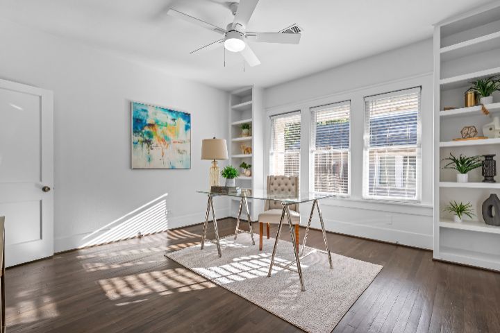 Home with bright interiors and well-maintained exterior