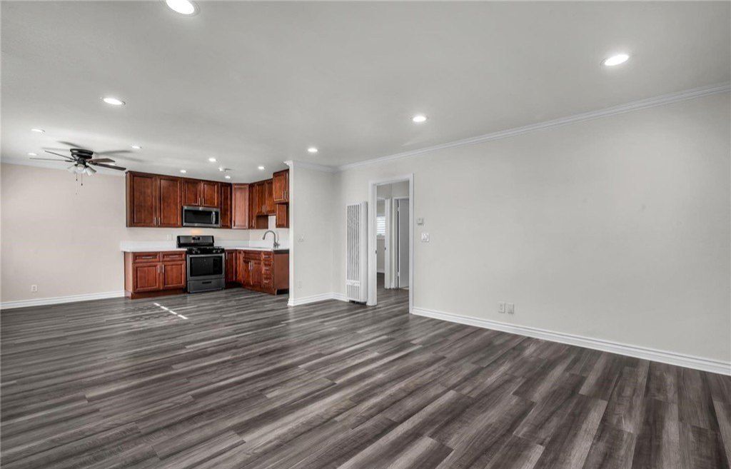 Spacious family home with kitchen and living area