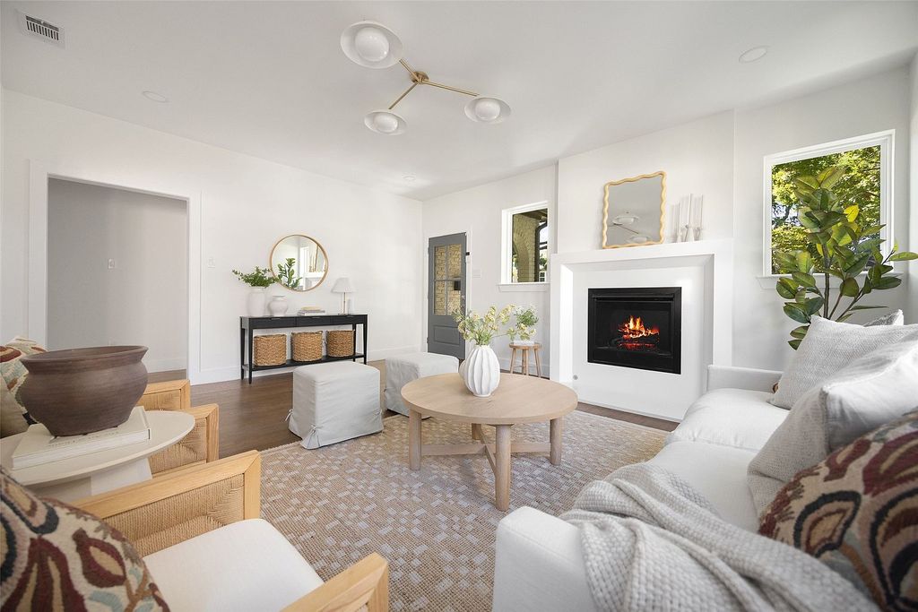 Spacious family home with kitchen and living area
