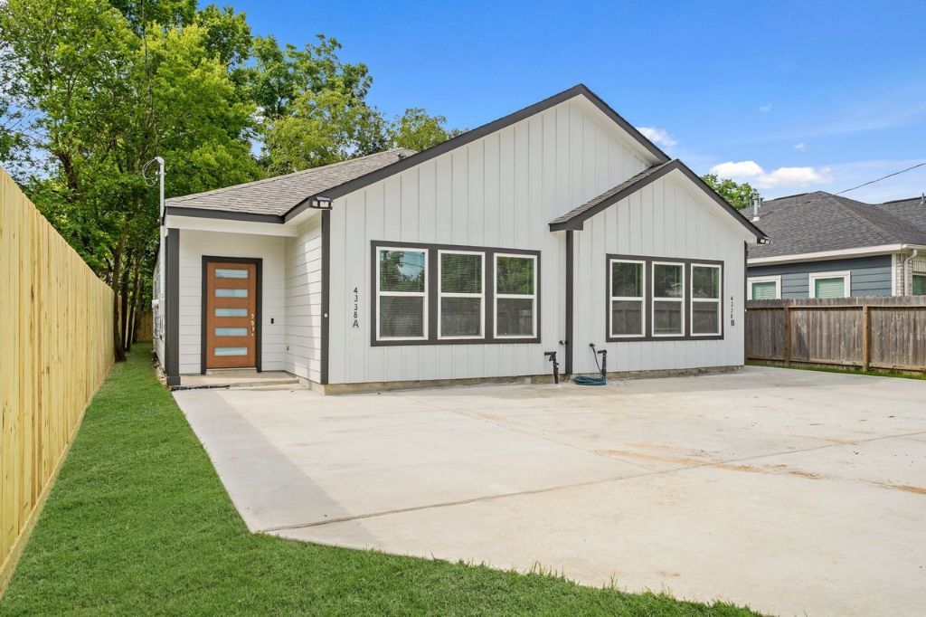 Spacious family home with kitchen and living area