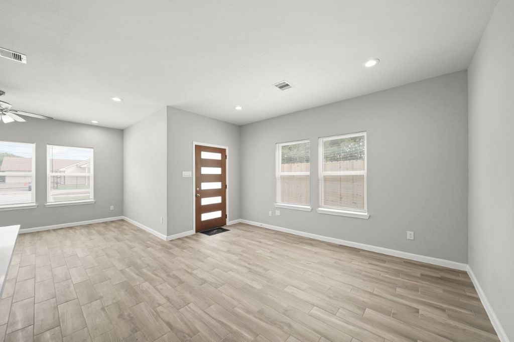 Home with bright interiors and well-maintained exterior