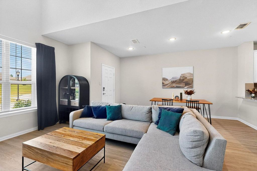 Home with bright interiors and well-maintained exterior