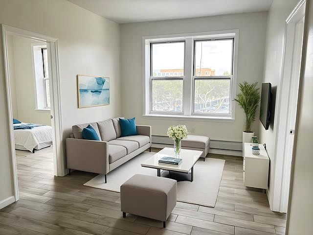 Spacious family home with kitchen and living area