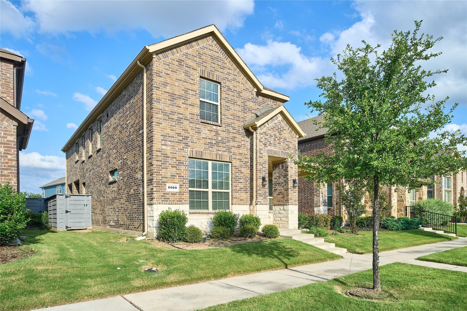Spacious family home with kitchen and living area
