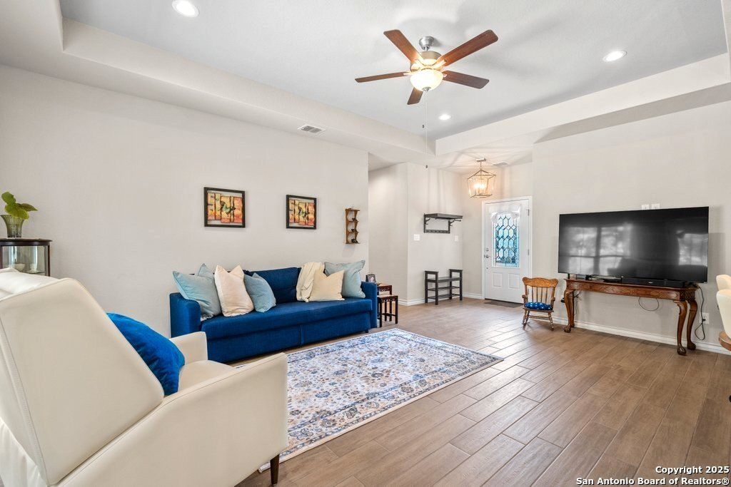 Spacious family home with kitchen and living area