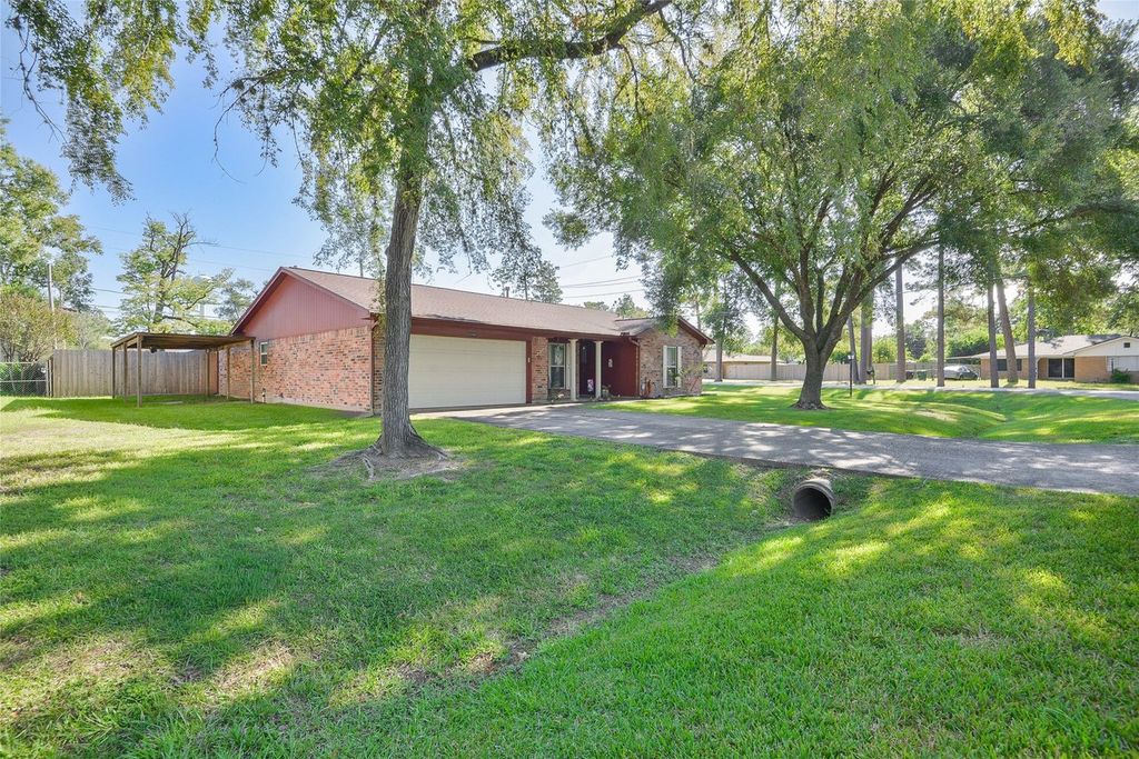 Spacious family home with kitchen and living area
