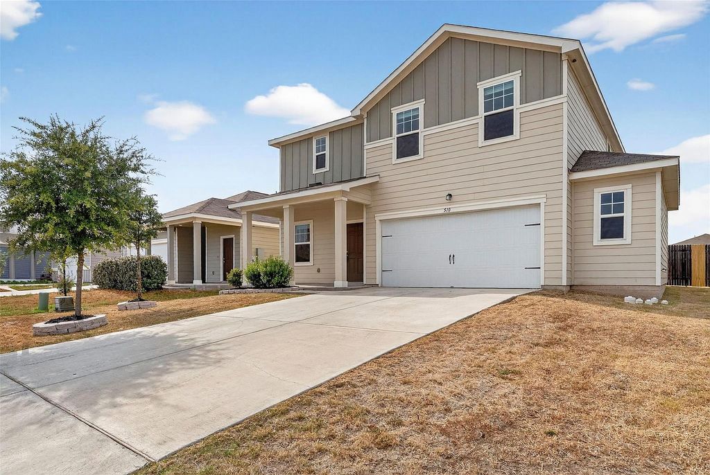 Spacious family home with kitchen and living area