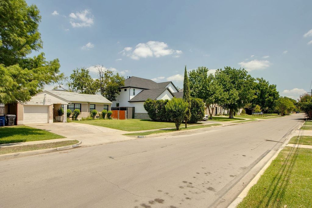 Spacious family home with kitchen and living area