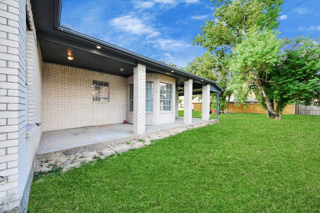 Spacious family home with kitchen and living area