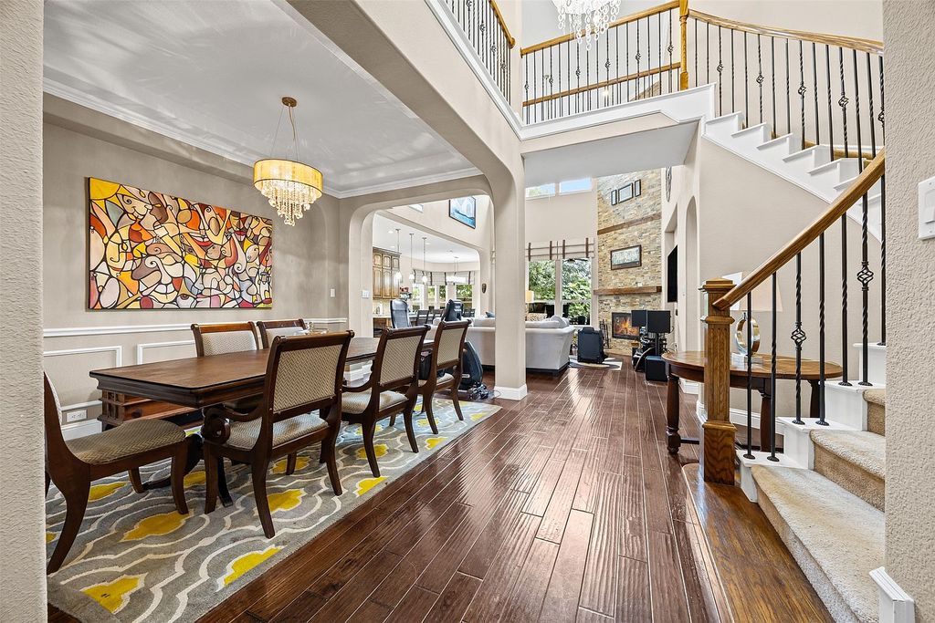 Spacious family home with kitchen and living area