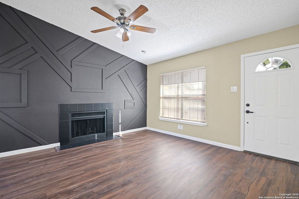 Spacious family home with kitchen and living area