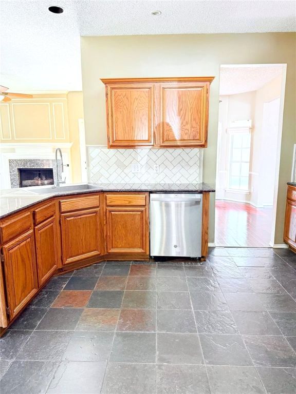Spacious family home with kitchen and living area